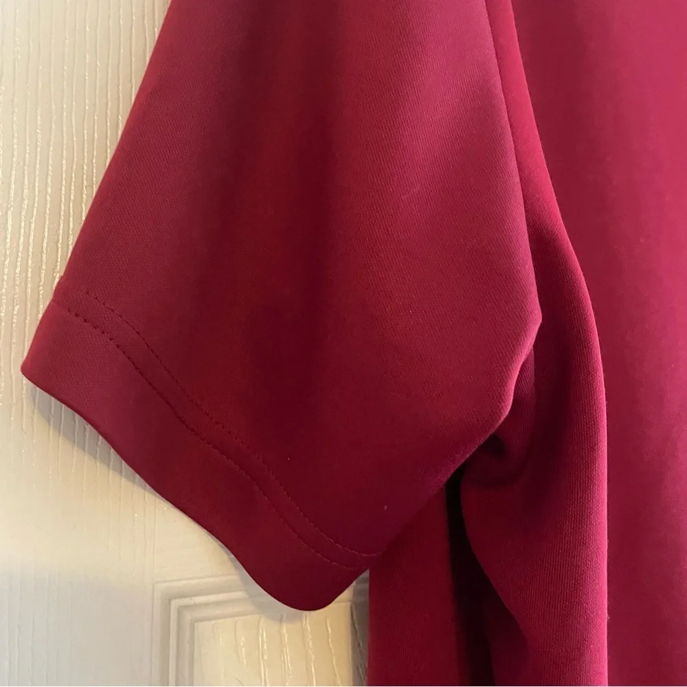 Adidas Large Red Classic Polo Shirt